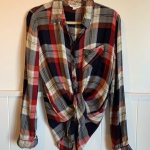 beachlunchlounge Plaid button down